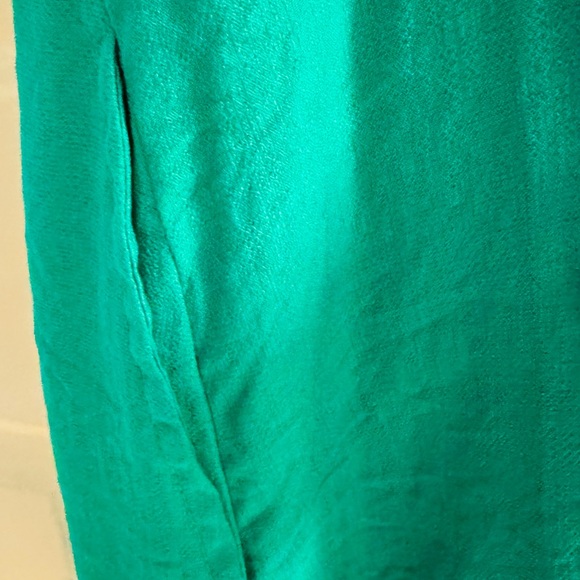 Lulus Saturday Darling Green Smocked Skater Mini Dress With Pockets small size - Picture 9 of 10